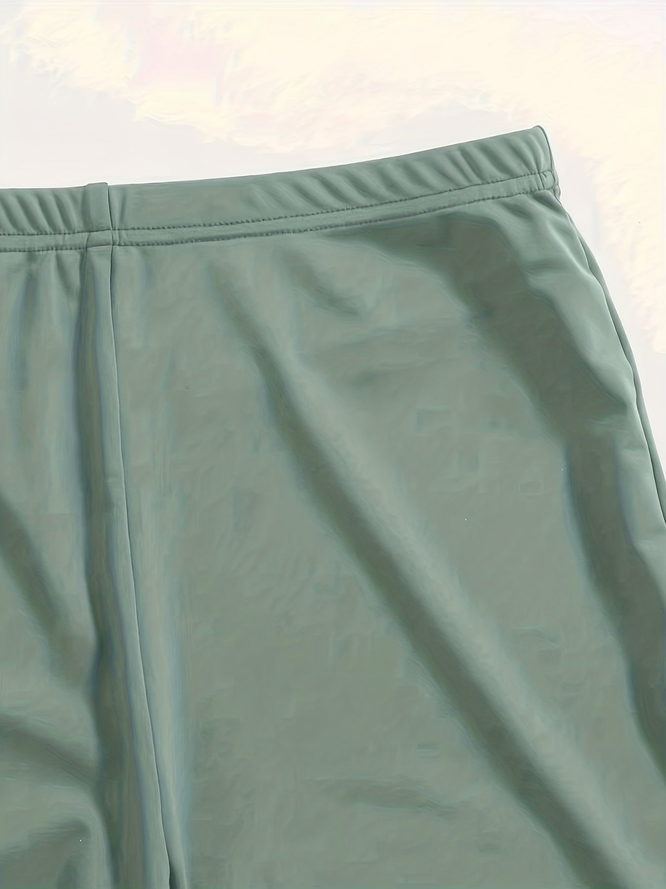 4 Pack Plus Size Lounge Shorts Set Women's Solid Elastic Waist Sporty Bottoms