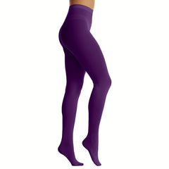 High Waist Slim Pantyhose Elastic Footed Stockings