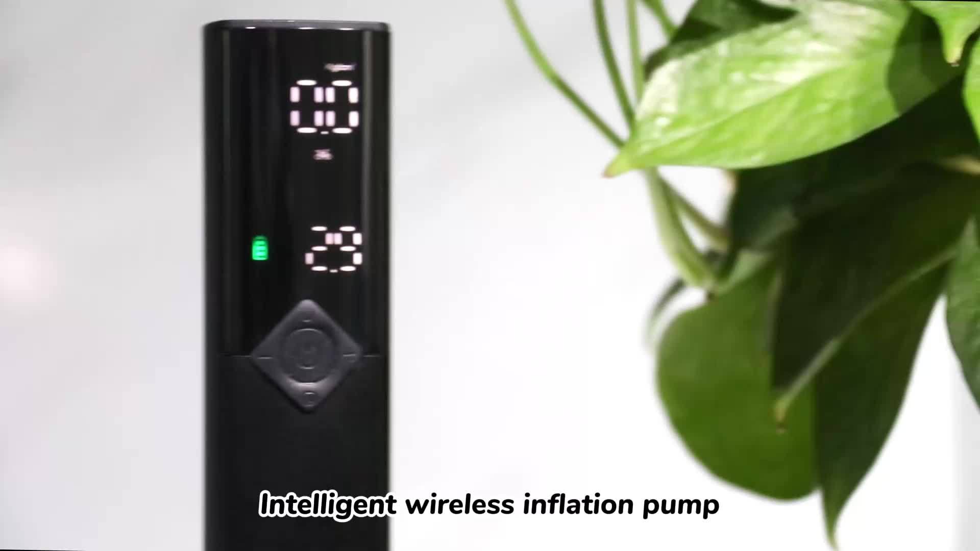 120PSI Wireless Portable Tire Inflator Pump - Fast Inflating Mini Air Pump