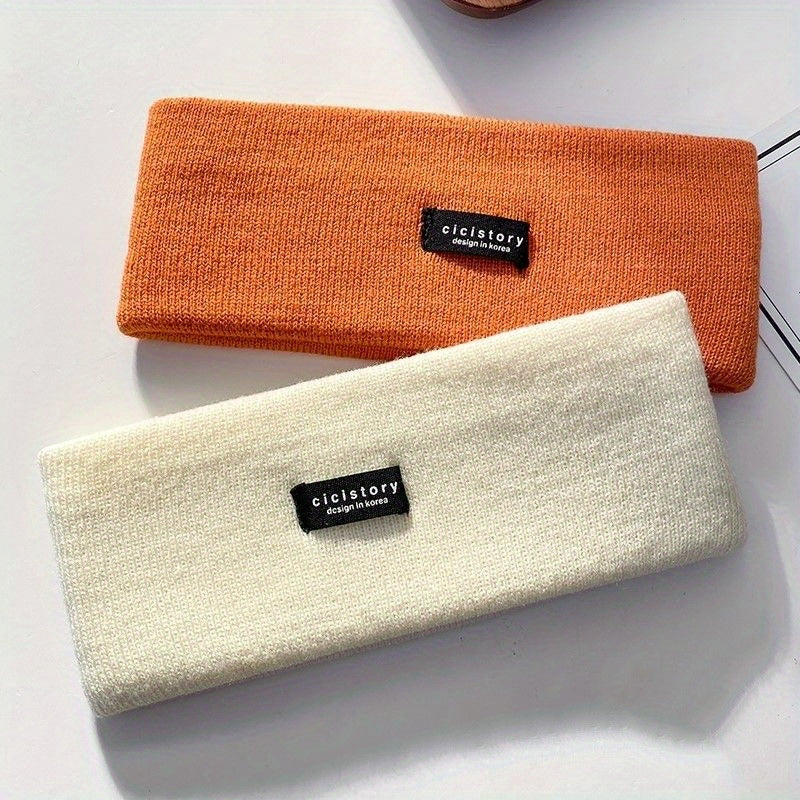 Knitted Elastic Headband Set for Autumn/Winter