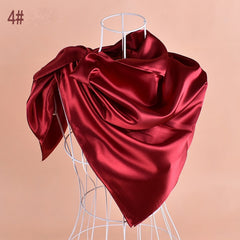 Satin Hijab Satin Finish Wrap Satin Silk Scarf Head Wrap