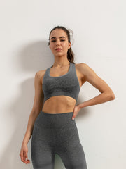 Ombre Sports Bra High Stretch Running Fitness Tank Top Women's Activewear