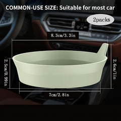 4pcs Car Cup Holder Universal Silicone Drink Pad Anti Slip Waterproof Coaster