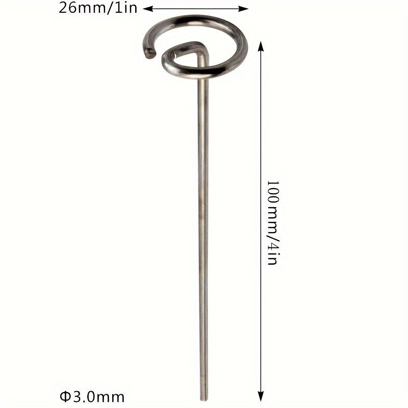 10PCS G Type Turf Nails Ground Stake for Gardening Grass Cloth
