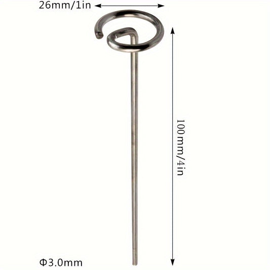 10PCS G Type Turf Nails Ground Stake for Gardening Grass Cloth