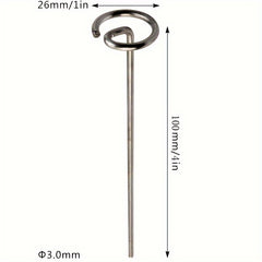 10PCS G Type Turf Nails Ground Stake for Gardening Grass Cloth