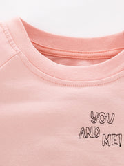 Animal Embroidered Zip Pocket Toddler Girls Sweatshirt