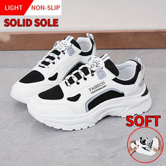 Women's Chunky Sneakers Lace-up Platform Shoes