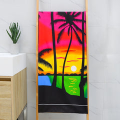 Microfiber Beach Towel Quick Dry Sand Proof Absorbent 27.5 x 55 Lightweight