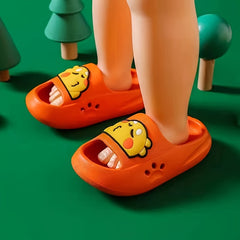 Cartoon Dinosaur Slippers For Boys Non Slip Lightweight Open Toe Slippers