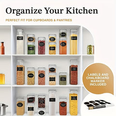 7pcs Kitchen Sealed Jars Refrigerated Odorless Plastic Fresh-keeping Box