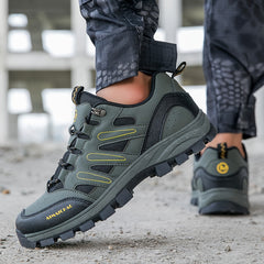 Men's Low Top Hiking Boots Non Slip Lace Up Shoes