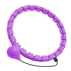 Removable 24 Sections Fitness Hoop with Weighted Ball