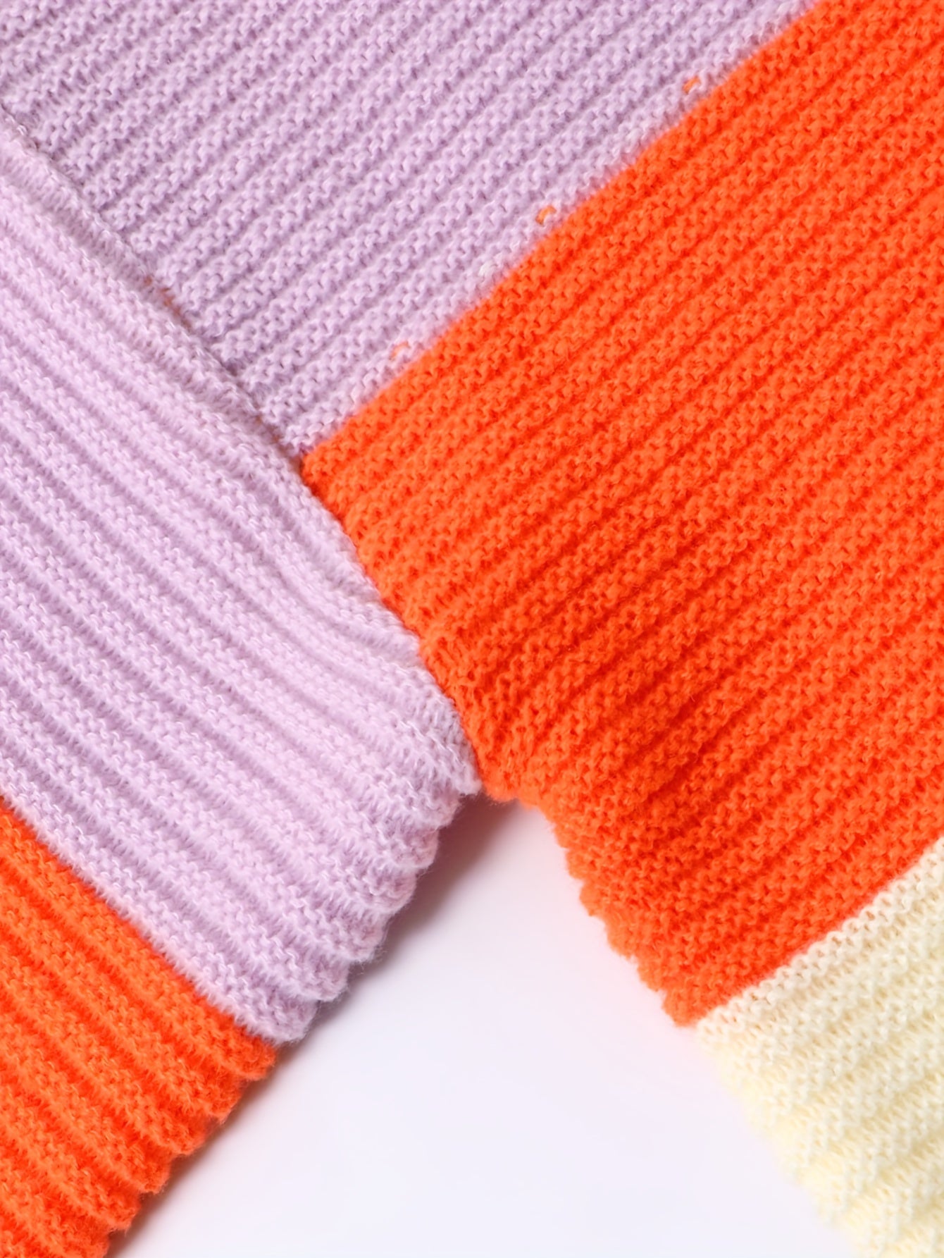 Y2K Sweater Women's Plus Colorblock Grid Print Round Neck