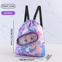 Kids Outdoor Backpack Swim Bag with Wet & Dry Compartments for Swimming Gym