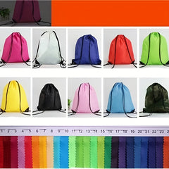 Unisex Portable Sports Gym Bag Nylon Drawstring Bags for Travel and Storage