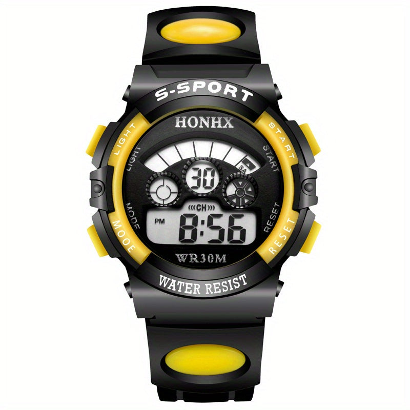 Waterproof Electronic Watch for Kids, Anti Fall Design