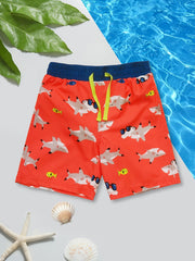 Boys Teen Cartoon Swim Trunk for Summer Beach Holiday