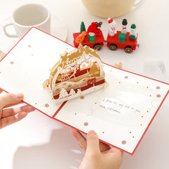 3D Pop Up Christmas Card - Winter Wonderland