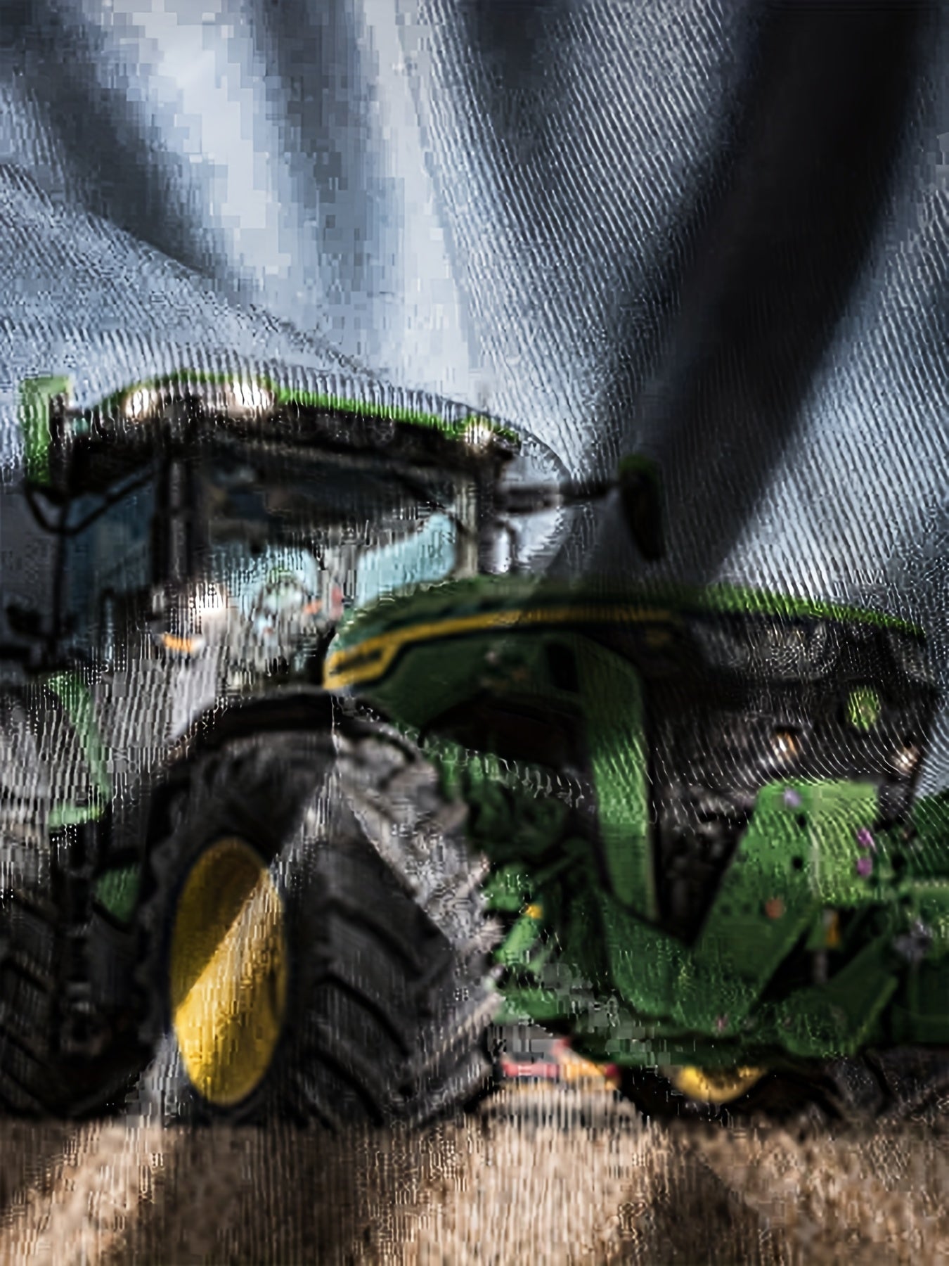 Youth Car Tractor 3D Print T Shirt Hip Hop Street Wear Tee