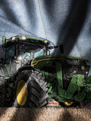 Youth Car Tractor 3D Print T Shirt Hip Hop Street Wear Tee