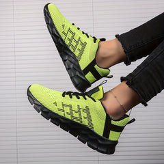 Breathable Flying Woven Shoes Non Slip Running Shoes