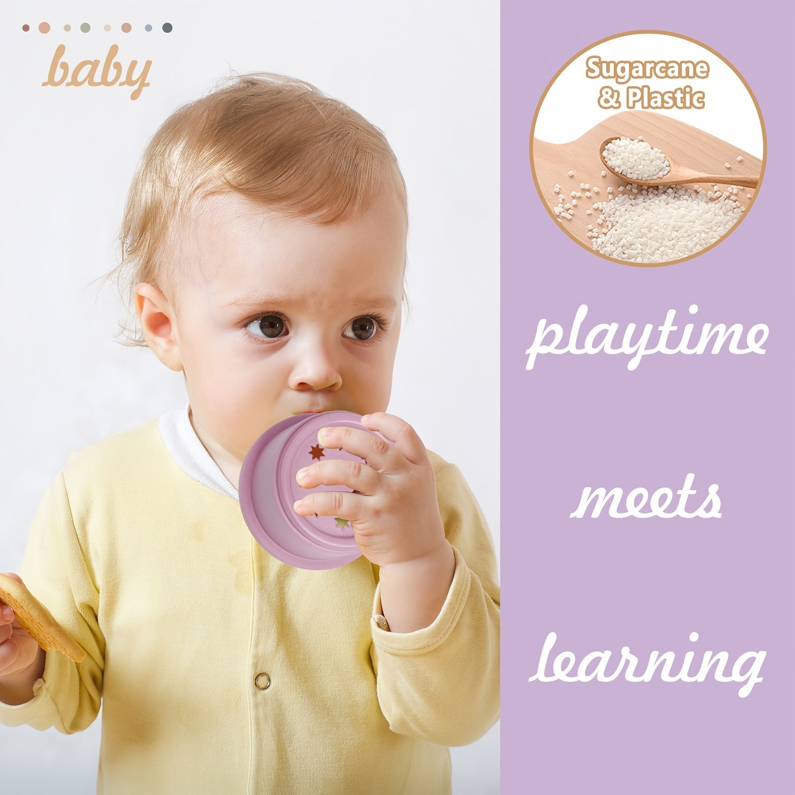 Toddler Stacking Bath Cup Toys Baby 8PCS Stackable Nesting Cups for Girls