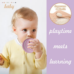 Toddler Stacking Bath Cup Toys Baby 8PCS Stackable Nesting Cups for Girls