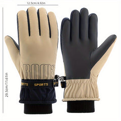 Outdoor Coldproof Windproof Gloves Warm Keeping Cycling Gloves