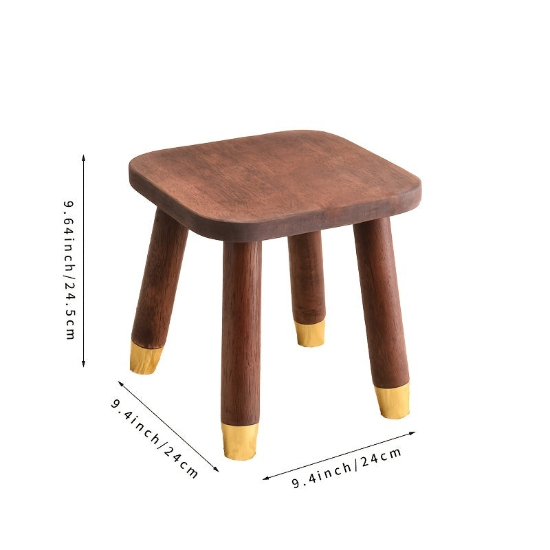 Solid Wood Small Stool Outdoor Detachable Fishing Stool