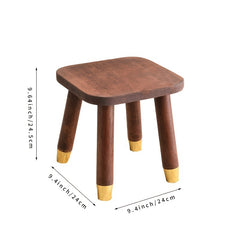 Solid Wood Small Stool Outdoor Detachable Fishing Stool