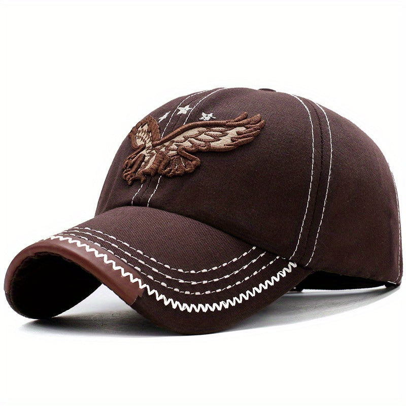 Men's Eagle Embroidery Baseball Cap Peaked Cap