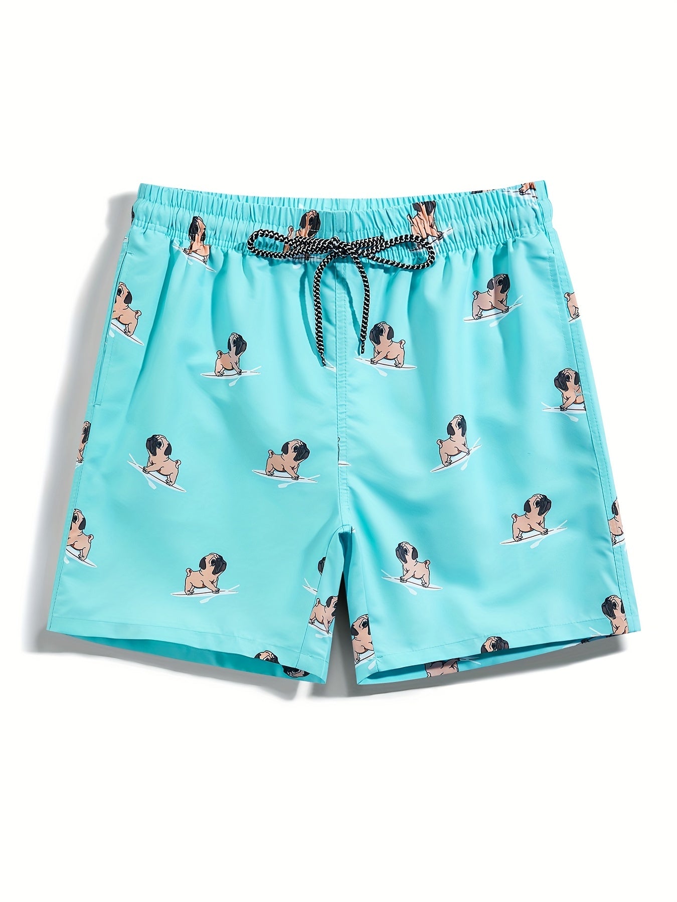 Men's Quick Drying Hawaiian Board Shorts Mesh Lining Pockets Swim Trunks