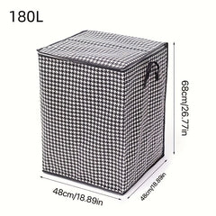 Large Capacity Clothes Storage Bag with Reinforced Handle for Blankets Bedding