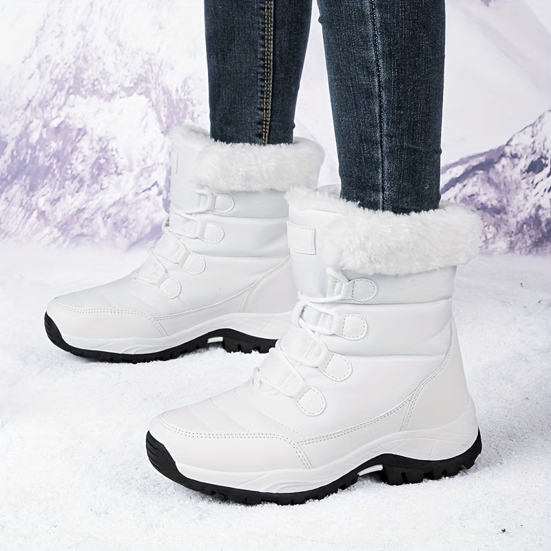 Women's Waterproof Snow Boots Warm Platform Boots