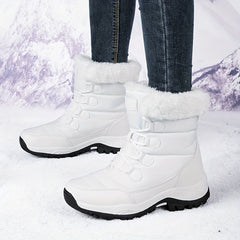 Women's Waterproof Snow Boots Warm Platform Boots