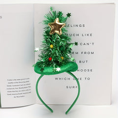 Christmas Tree Hair Hoop Christmas Party Decorations Year Prom Headwear