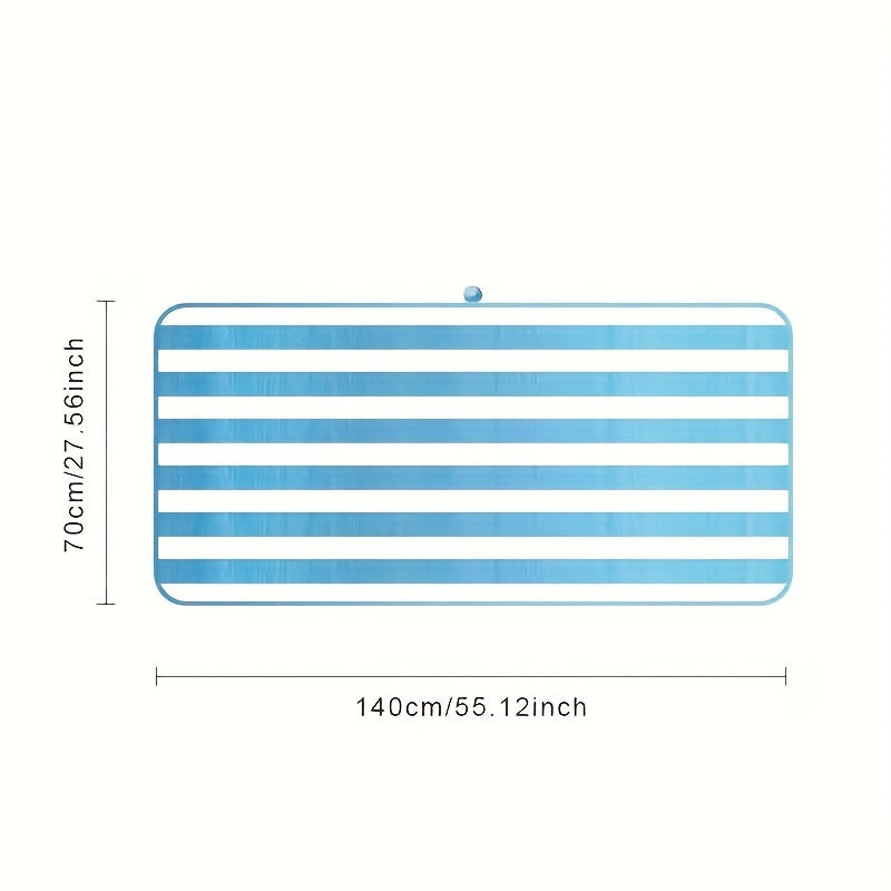 Soft Striped Bath Towel - Quick Drying Absorbent Towel