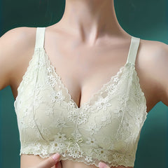 Lace Wireless Push Up Bra - Breathable Lingerie