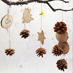 Christmas Pine Cones Decoration Ornaments Outdoor Yard Decor