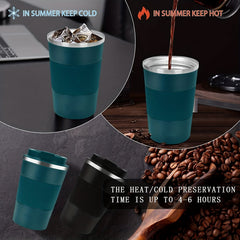 304 Stainless Steel Vacuum Insulation Cup Large Capacity Portable