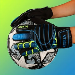 MYOKIA 1 Pair Goalkeeper Goalie Soccer Gloves Anti Slip Latex Gloves