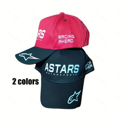 Adjustable Mens Summer Peaked Cap with Letter Embroidery