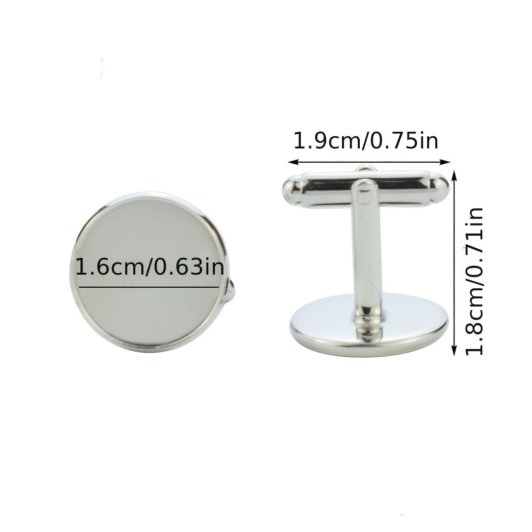 Green Aurora Cufflinks Glass Jewel Cufflinks For Men