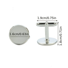 Green Aurora Cufflinks Glass Jewel Cufflinks For Men