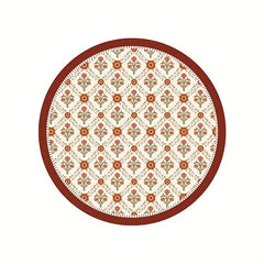 Waterproof Retro Flower Tablecloth for Outdoor Parties & Weddings