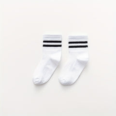 3pairs Thin Mesh Crew Socks for Baby Boys Girls Kids