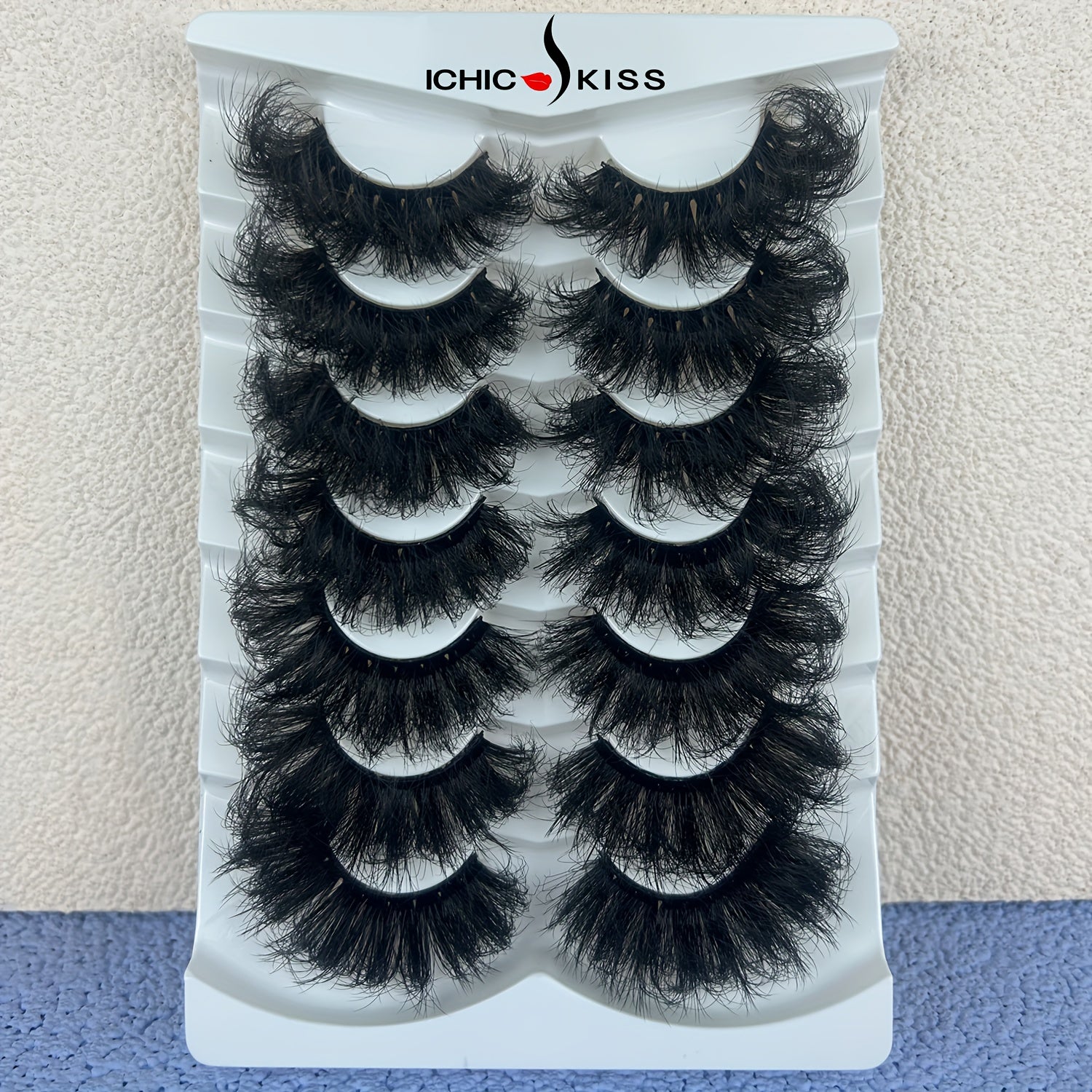 7 Pairs Fluffy 9D Faux Mink Eyelashes Soft & Thick