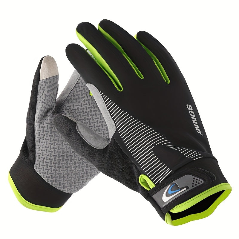 Unisex Full Finger Breathable Non-slip Gloves for Fitness Training