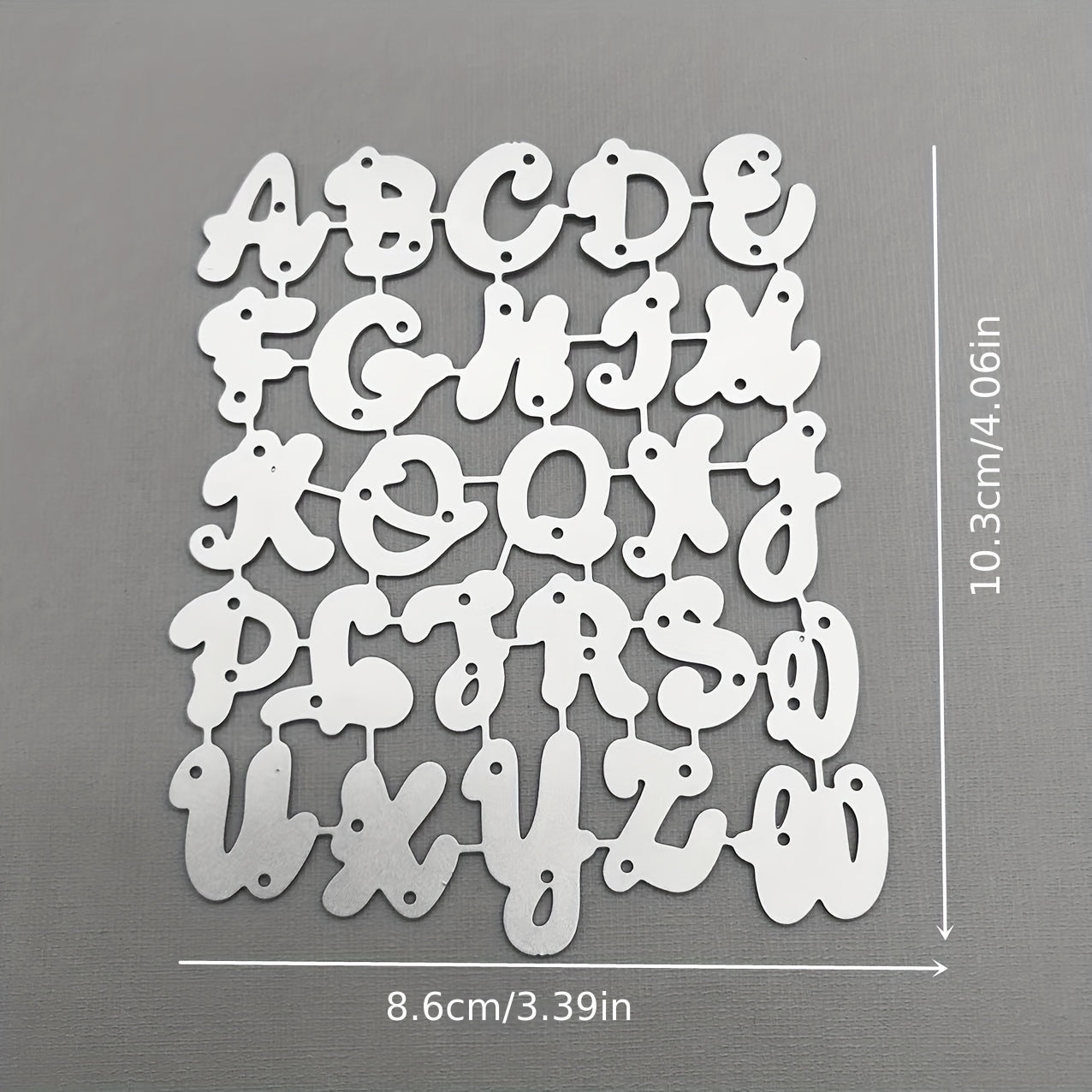 Alphabet Number Symbol Metal Cutting Dies for Card Decoration DIY Scrapbooking